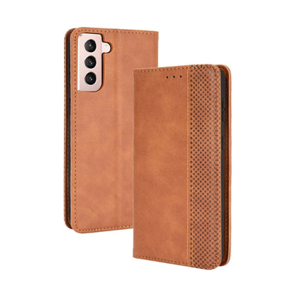 Magnetic Buckle Retro Crazy Horse Texture Horizontal Flip Leather Case with Holder & Card Slots & Photo Frame, For Samsung Galaxy A02s (Eurasian Version), For Samsung Galaxy A02s (US Version), For Samsung Galaxy A72 5G, For Samsung Galaxy S21+ 5G      ...