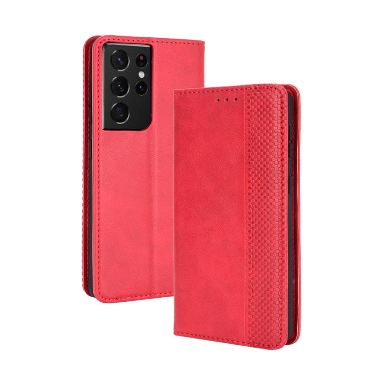 Magnetic Buckle Retro Crazy Horse Texture Horizontal Flip Leather Case with Holder & Card Slots & Photo Frame, For Samsung Galaxy A02s (Eurasian Version), For Samsung Galaxy A02s (US Version), For Samsung Galaxy A72 5G, For Samsung Galaxy S21+ 5G      ...