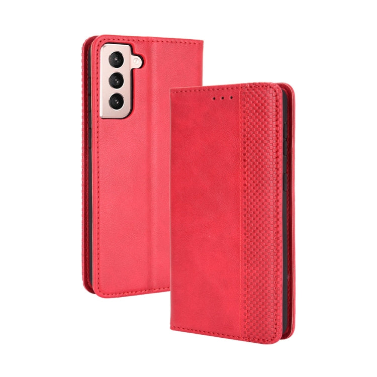 Magnetic Buckle Retro Crazy Horse Texture Horizontal Flip Leather Case with Holder & Card Slots & Photo Frame, For Samsung Galaxy A02s (Eurasian Version), For Samsung Galaxy A02s (US Version), For Samsung Galaxy A72 5G, For Samsung Galaxy S21+ 5G      ...