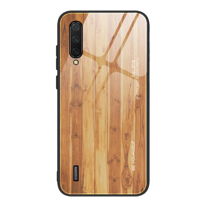 Wood Grain Glass Protective Case, For Xiaomi Mi CC9, For Xiaomi Poco X3 NFC, For Xiaomi Redmi K30 Pro, For Xiaomi Redmi Note 9S
