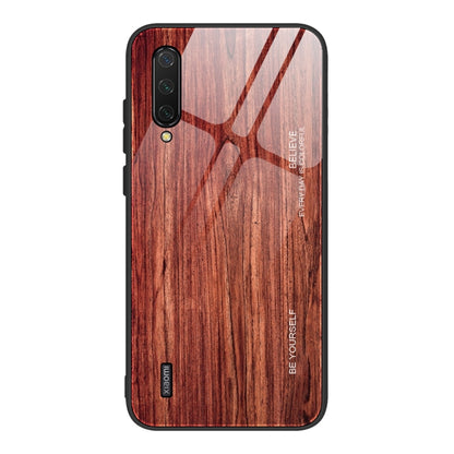 Wood Grain Glass Protective Case, For Xiaomi Mi CC9, For Xiaomi Poco X3 NFC, For Xiaomi Redmi K30 Pro, For Xiaomi Redmi Note 9S