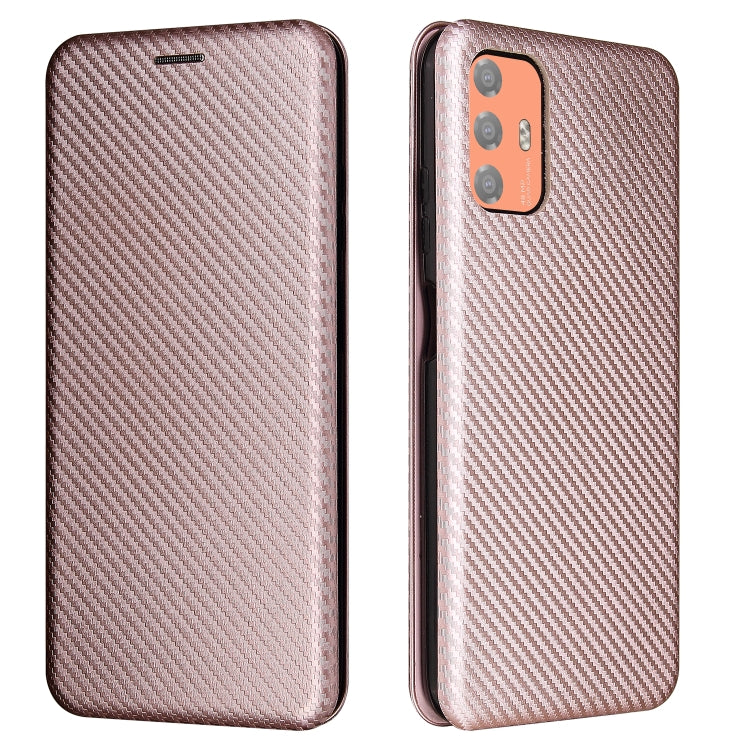 Carbon Fiber Texture Magnetic Horizontal Flip TPU + PC + PU Leather Case with Card Slot, For HTC Desire 21 Pro, For vivo Y51 2020, For OnePlus 9, For UMIDIGI A7S