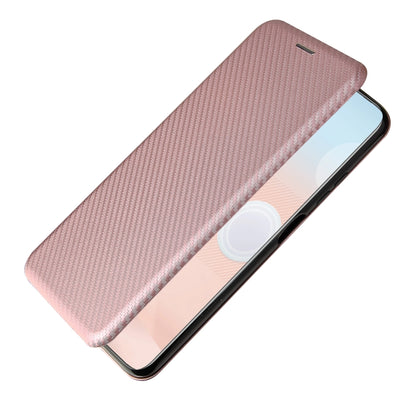 Carbon Fiber Texture Magnetic Horizontal Flip TPU + PC + PU Leather Case with Card Slot, For HTC Desire 21 Pro, For vivo Y51 2020, For OnePlus 9, For UMIDIGI A7S