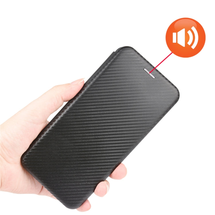 Carbon Fiber Texture Magnetic Horizontal Flip TPU + PC + PU Leather Case with Card Slot, For HTC Desire 21 Pro, For vivo Y51 2020, For OnePlus 9, For UMIDIGI A7S