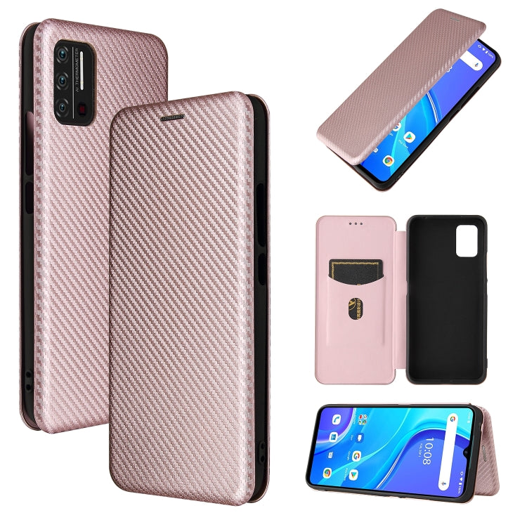 Carbon Fiber Texture Magnetic Horizontal Flip TPU + PC + PU Leather Case with Card Slot, For HTC Desire 21 Pro, For vivo Y51 2020, For OnePlus 9, For UMIDIGI A7S