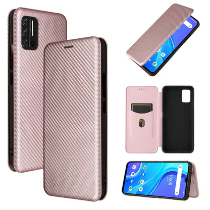 Carbon Fiber Texture Magnetic Horizontal Flip TPU + PC + PU Leather Case with Card Slot, For HTC Desire 21 Pro, For vivo Y51 2020, For OnePlus 9, For UMIDIGI A7S