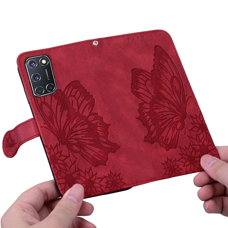 Retro Skin Feel Butterflies Embossing Horizontal Flip Leather Case with Holder & Card Slots & Wallet, For OPPO A52 / A72 / A92, For OPPO A9 (2020), For Huawei P Smart 2021, For Huawei Honor 10X Lite