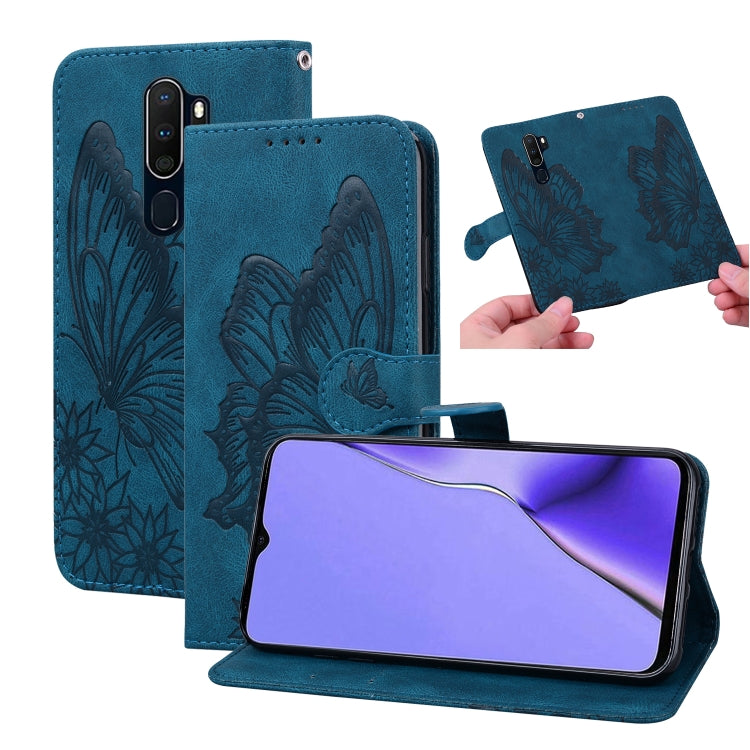Retro Skin Feel Butterflies Embossing Horizontal Flip Leather Case with Holder & Card Slots & Wallet, For OPPO A52 / A72 / A92, For OPPO A9 (2020), For Huawei P Smart 2021, For Huawei Honor 10X Lite