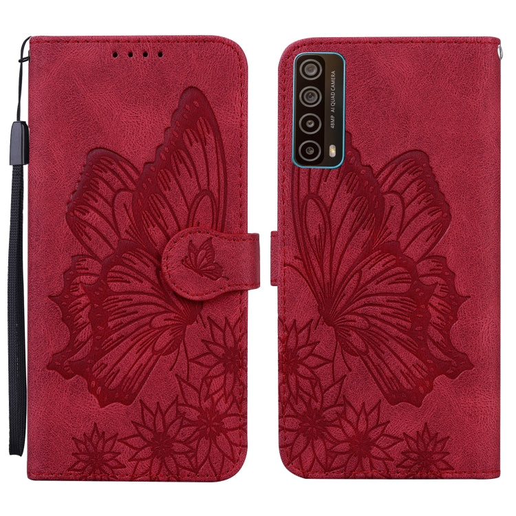 Retro Skin Feel Butterflies Embossing Horizontal Flip Leather Case with Holder & Card Slots & Wallet, For OPPO A52 / A72 / A92, For OPPO A9 (2020), For Huawei P Smart 2021, For Huawei Honor 10X Lite