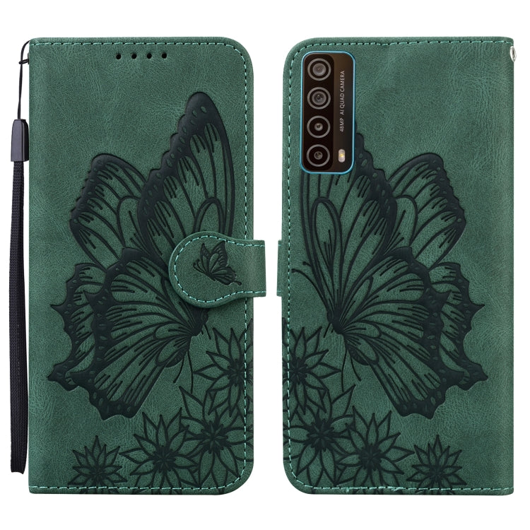 Retro Skin Feel Butterflies Embossing Horizontal Flip Leather Case with Holder & Card Slots & Wallet, For OPPO A52 / A72 / A92, For OPPO A9 (2020), For Huawei P Smart 2021, For Huawei Honor 10X Lite