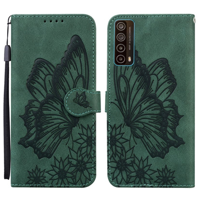 Retro Skin Feel Butterflies Embossing Horizontal Flip Leather Case with Holder & Card Slots & Wallet, For OPPO A52 / A72 / A92, For OPPO A9 (2020), For Huawei P Smart 2021, For Huawei Honor 10X Lite