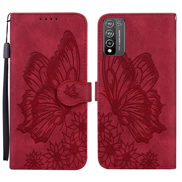 Retro Skin Feel Butterflies Embossing Horizontal Flip Leather Case with Holder & Card Slots & Wallet, For OPPO A52 / A72 / A92, For OPPO A9 (2020), For Huawei P Smart 2021, For Huawei Honor 10X Lite