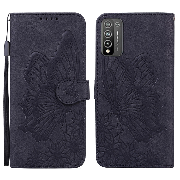 Retro Skin Feel Butterflies Embossing Horizontal Flip Leather Case with Holder & Card Slots & Wallet, For OPPO A52 / A72 / A92, For OPPO A9 (2020), For Huawei P Smart 2021, For Huawei Honor 10X Lite
