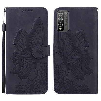 Retro Skin Feel Butterflies Embossing Horizontal Flip Leather Case with Holder & Card Slots & Wallet, For OPPO A52 / A72 / A92, For OPPO A9 (2020), For Huawei P Smart 2021, For Huawei Honor 10X Lite