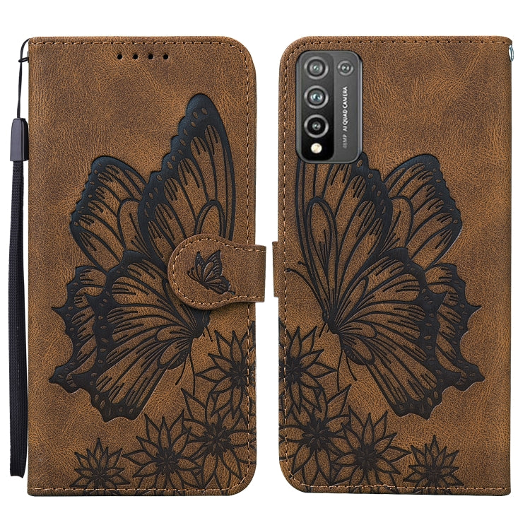 Retro Skin Feel Butterflies Embossing Horizontal Flip Leather Case with Holder & Card Slots & Wallet, For OPPO A52 / A72 / A92, For OPPO A9 (2020), For Huawei P Smart 2021, For Huawei Honor 10X Lite