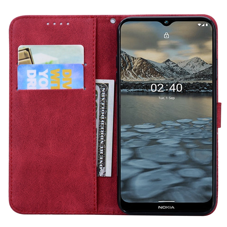 Retro Skin Feel Butterflies Embossing Horizontal Flip Leather Case with Holder & Card Slots & Wallet, For Nokia 2.4, For Nokia 3.4