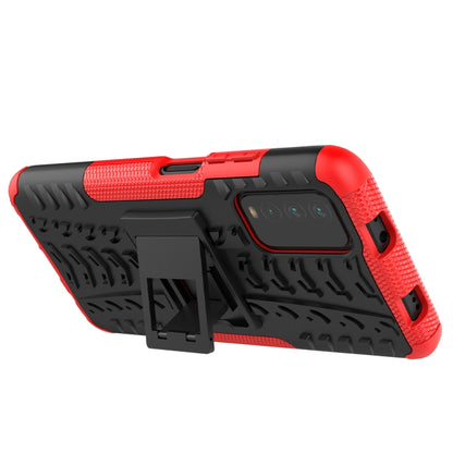 Tire Texture Shockproof TPU+PC Protective Case with Holder, For Samsung Galaxy S21 5G, For Samsung Galaxy S21+ 5G, For Samsung Galaxy S21 Ultra 5G, For Xiaomi Poco M3 /Redmi Note 9 4G