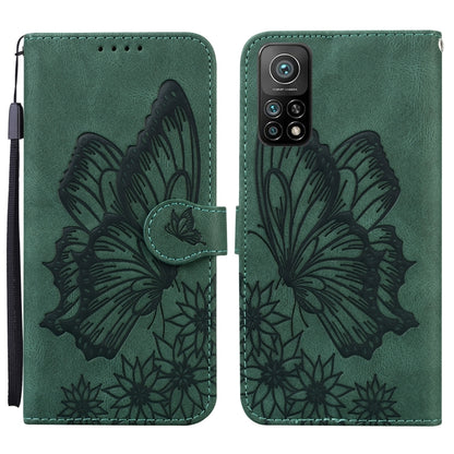 Retro Skin Feel Butterflies Embossing Horizontal Flip Leather Case with Holder & Card Slots & Wallet, For Xiaomi Mi 10T Pro 5G, For Xiaomi Mi 10T Lite 5G