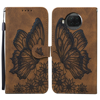 Retro Skin Feel Butterflies Embossing Horizontal Flip Leather Case with Holder & Card Slots & Wallet, For Xiaomi Mi 10T Pro 5G, For Xiaomi Mi 10T Lite 5G