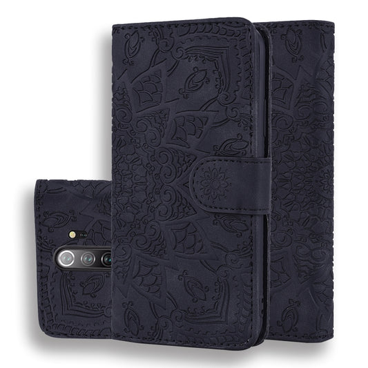Calf Pattern Mandala Double Folding Design Embossed Leather Case with Wallet & Holder & Card Slots, For Xiaomi Redmi 7 / Redmi Y3, For Xiaomi Redmi Note 8, For Xiaomi Redmi Note 8 Pro, For Galaxy A10s, For Galaxy A20s, For Galaxy A30s / A50s           ...
