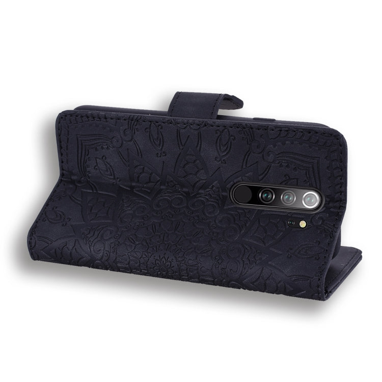 Calf Pattern Mandala Double Folding Design Embossed Leather Case with Wallet & Holder & Card Slots, For Xiaomi Redmi 7 / Redmi Y3, For Xiaomi Redmi Note 8, For Xiaomi Redmi Note 8 Pro, For Galaxy A10s, For Galaxy A20s, For Galaxy A30s / A50s           ...