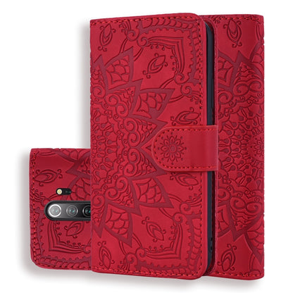 Calf Pattern Mandala Double Folding Design Embossed Leather Case with Wallet & Holder & Card Slots, For Xiaomi Redmi 7 / Redmi Y3, For Xiaomi Redmi Note 8, For Xiaomi Redmi Note 8 Pro, For Galaxy A10s, For Galaxy A20s, For Galaxy A30s / A50s           ...