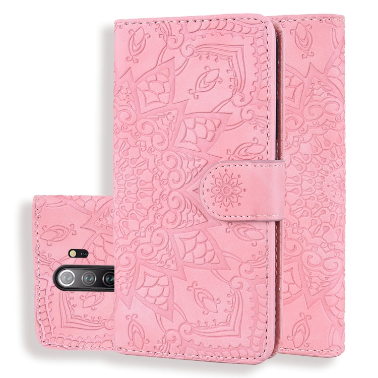 Calf Pattern Mandala Double Folding Design Embossed Leather Case with Wallet & Holder & Card Slots, For Xiaomi Redmi 7 / Redmi Y3, For Xiaomi Redmi Note 8, For Xiaomi Redmi Note 8 Pro, For Galaxy A10s, For Galaxy A20s, For Galaxy A30s / A50s           ...