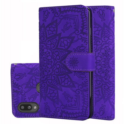 Calf Pattern Mandala Double Folding Design Embossed Leather Case with Wallet & Holder & Card Slots, For Xiaomi Redmi 7 / Redmi Y3, For Xiaomi Redmi Note 8, For Xiaomi Redmi Note 8 Pro, For Galaxy A10s, For Galaxy A20s, For Galaxy A30s / A50s           ...