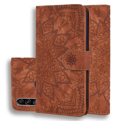 Calf Pattern Mandala Double Folding Design Embossed Leather Case with Wallet & Holder & Card Slots, For Xiaomi Redmi 7 / Redmi Y3, For Xiaomi Redmi Note 8, For Xiaomi Redmi Note 8 Pro, For Galaxy A10s, For Galaxy A20s, For Galaxy A30s / A50s           ...