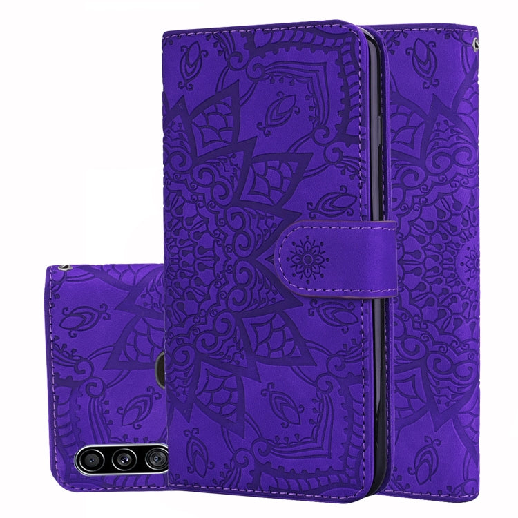 Calf Pattern Mandala Double Folding Design Embossed Leather Case with Wallet & Holder & Card Slots, For Xiaomi Redmi 7 / Redmi Y3, For Xiaomi Redmi Note 8, For Xiaomi Redmi Note 8 Pro, For Galaxy A10s, For Galaxy A20s, For Galaxy A30s / A50s           ...