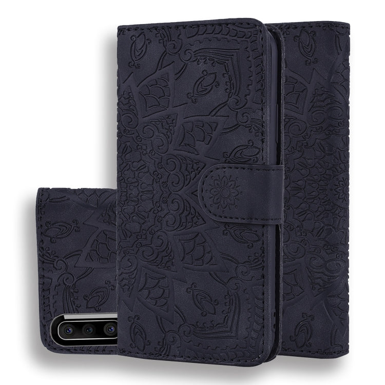 Calf Pattern Mandala Double Folding Design Embossed Leather Case with Wallet & Holder & Card Slots, For Xiaomi Redmi 7 / Redmi Y3, For Xiaomi Redmi Note 8, For Xiaomi Redmi Note 8 Pro, For Galaxy A10s, For Galaxy A20s, For Galaxy A30s / A50s           ...