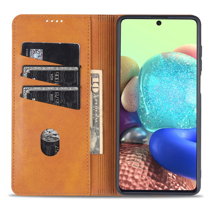 AZNS Magnetic Calf Texture Horizontal Flip Leather Case with Card Slots & Holder & Wallet, For Samsung Galaxy A12, For Samsung Galaxy S21 5G, For Xiaomi Mi 10T Lite 5G