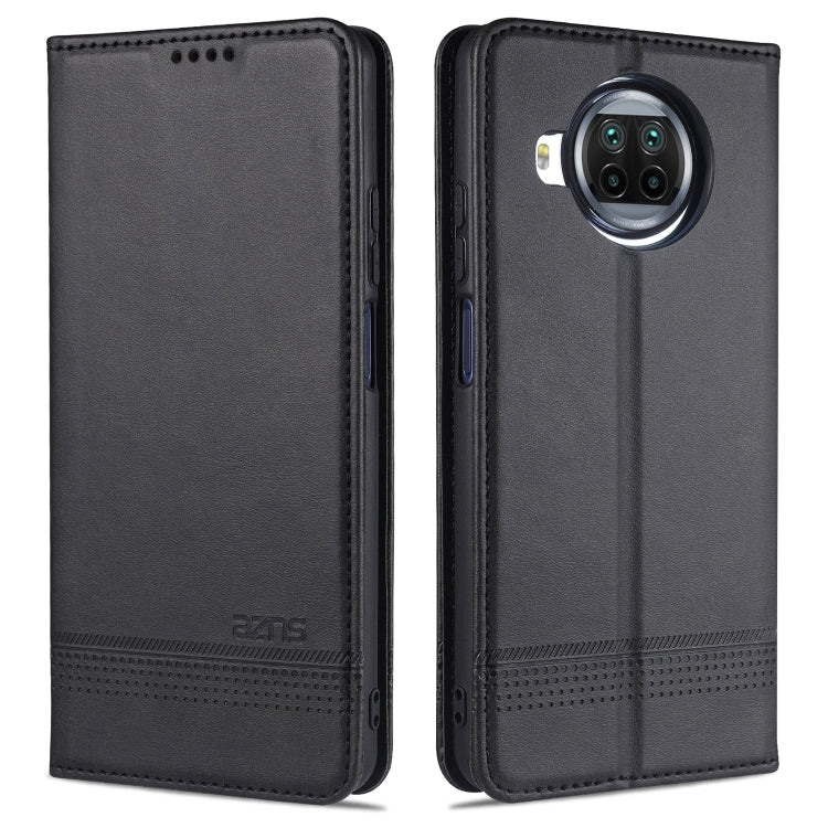 AZNS Magnetic Calf Texture Horizontal Flip Leather Case with Card Slots & Holder & Wallet, For Samsung Galaxy A12, For Samsung Galaxy S21 5G, For Xiaomi Mi 10T Lite 5G