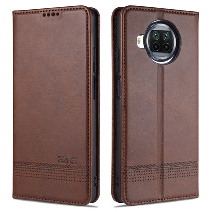 AZNS Magnetic Calf Texture Horizontal Flip Leather Case with Card Slots & Holder & Wallet, For Samsung Galaxy A12, For Samsung Galaxy S21 5G, For Xiaomi Mi 10T Lite 5G