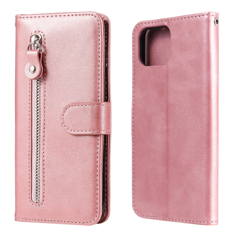 Fashion Calf Texture Zipper Horizontal Flip Leather Case with Holder & Card Slots & Wallet, For OPPO F17 Pro / A93, For OPPO Realme 5 / 5s / C3, For Google Pixel 4a 4G, For Google Pixel 5 XL / Pixel 4a 5G