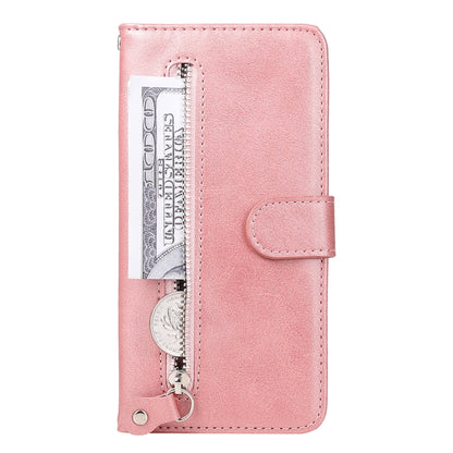 Fashion Calf Texture Zipper Horizontal Flip Leather Case with Holder & Card Slots & Wallet, For OPPO F17 Pro / A93, For OPPO Realme 5 / 5s / C3, For Google Pixel 4a 4G, For Google Pixel 5 XL / Pixel 4a 5G