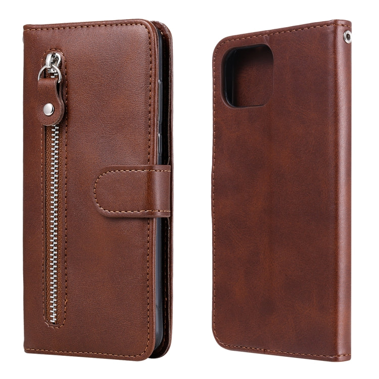 Fashion Calf Texture Zipper Horizontal Flip Leather Case with Holder & Card Slots & Wallet, For OPPO F17 Pro / A93, For OPPO Realme 5 / 5s / C3, For Google Pixel 4a 4G, For Google Pixel 5 XL / Pixel 4a 5G