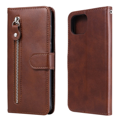 Fashion Calf Texture Zipper Horizontal Flip Leather Case with Holder & Card Slots & Wallet, For OPPO F17 Pro / A93, For OPPO Realme 5 / 5s / C3, For Google Pixel 4a 4G, For Google Pixel 5 XL / Pixel 4a 5G