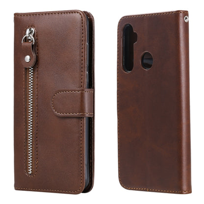 Fashion Calf Texture Zipper Horizontal Flip Leather Case with Holder & Card Slots & Wallet, For OPPO F17 Pro / A93, For OPPO Realme 5 / 5s / C3, For Google Pixel 4a 4G, For Google Pixel 5 XL / Pixel 4a 5G