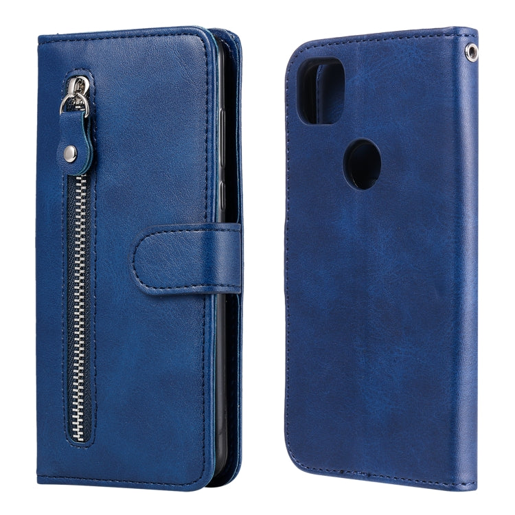 Fashion Calf Texture Zipper Horizontal Flip Leather Case with Holder & Card Slots & Wallet, For OPPO F17 Pro / A93, For OPPO Realme 5 / 5s / C3, For Google Pixel 4a 4G, For Google Pixel 5 XL / Pixel 4a 5G