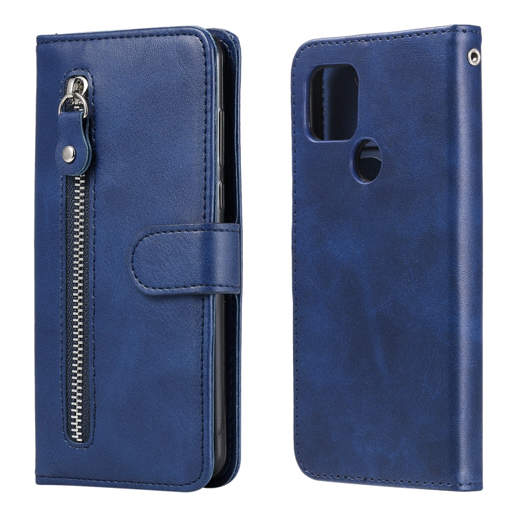 Fashion Calf Texture Zipper Horizontal Flip Leather Case with Holder & Card Slots & Wallet, For OPPO F17 Pro / A93, For OPPO Realme 5 / 5s / C3, For Google Pixel 4a 4G, For Google Pixel 5 XL / Pixel 4a 5G