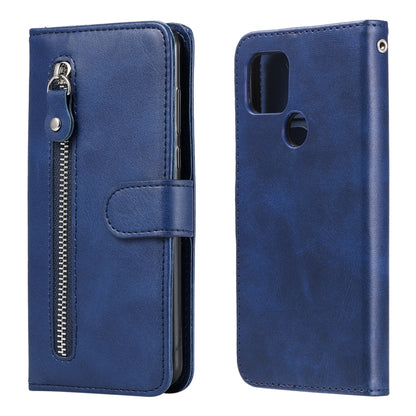 Fashion Calf Texture Zipper Horizontal Flip Leather Case with Holder & Card Slots & Wallet, For OPPO F17 Pro / A93, For OPPO Realme 5 / 5s / C3, For Google Pixel 4a 4G, For Google Pixel 5 XL / Pixel 4a 5G