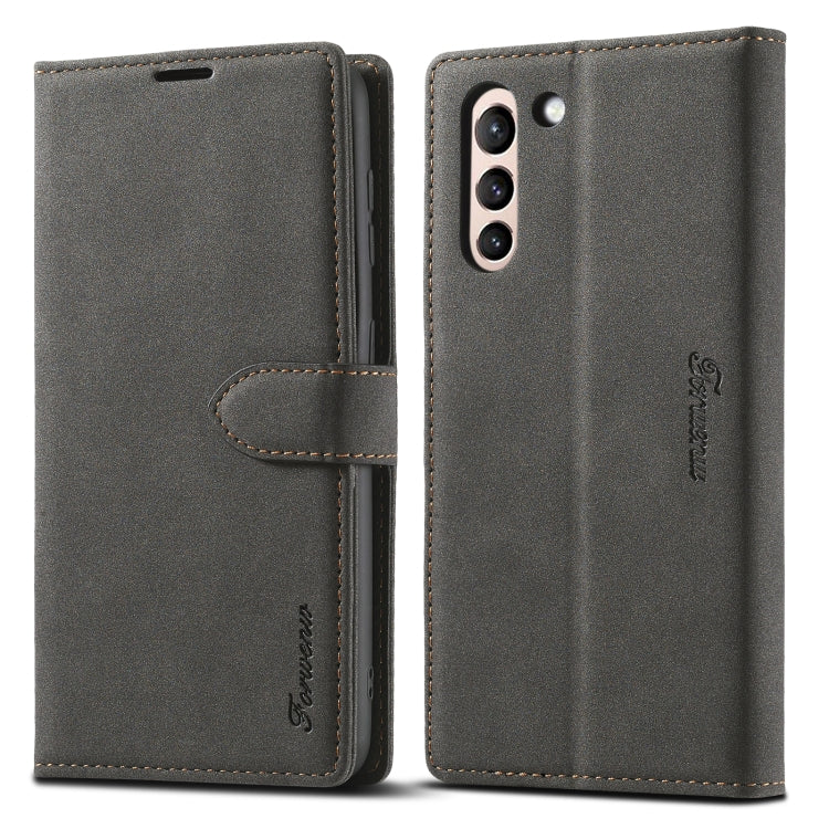Forwenw F1 Series Matte Strong Magnetism Horizontal Flip Leather Case with Holder & Card Slots & Wallet & Photo Frame, For Samsung Galaxy A12, For Samsung Galaxy A32 5G, For Samsung Galaxy S21 5G, For Samsung Galaxy S21+ 5G                             ...