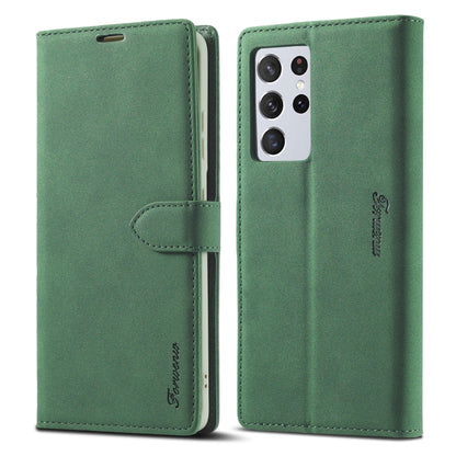 Forwenw F1 Series Matte Strong Magnetism Horizontal Flip Leather Case with Holder & Card Slots & Wallet & Photo Frame, For Samsung Galaxy A12, For Samsung Galaxy A32 5G, For Samsung Galaxy S21 5G, For Samsung Galaxy S21+ 5G                             ...