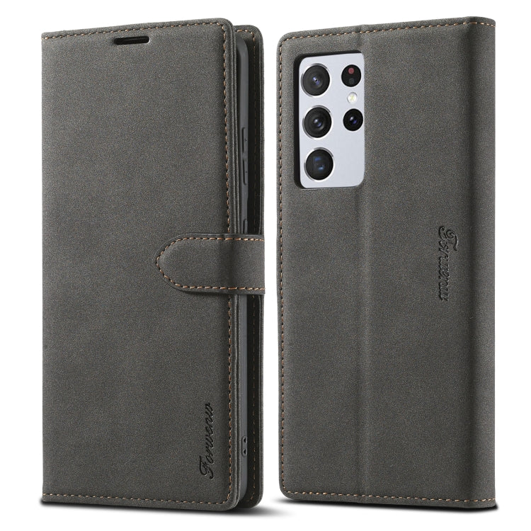 Forwenw F1 Series Matte Strong Magnetism Horizontal Flip Leather Case with Holder & Card Slots & Wallet & Photo Frame, For Samsung Galaxy A12, For Samsung Galaxy A32 5G, For Samsung Galaxy S21 5G, For Samsung Galaxy S21+ 5G                             ...