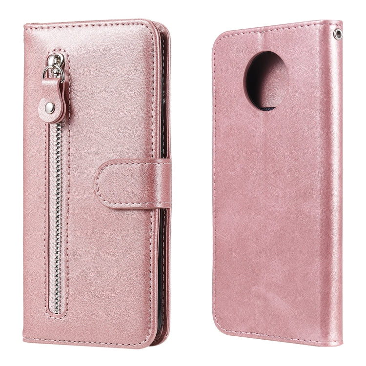 For Xiaomi Redmi Note 9 5G (CN Version) / Note 9T 5G Fashion Calf Texture Zipper Horizontal Flip Leather Case with Holder & Card Slots & Wallet, For Xiaomi Redmi Note 9 5G (CN Version)