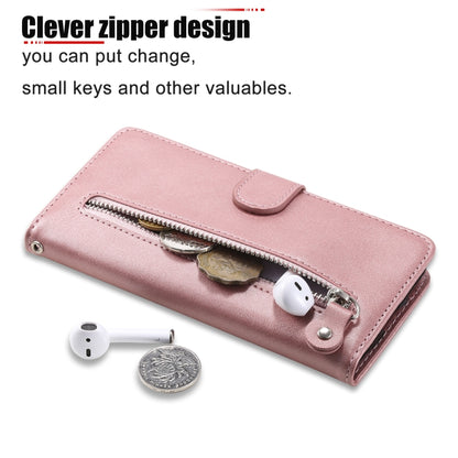 For Xiaomi Redmi Note 9 5G (CN Version) / Note 9T 5G Fashion Calf Texture Zipper Horizontal Flip Leather Case with Holder & Card Slots & Wallet, For Xiaomi Redmi Note 9 5G (CN Version)