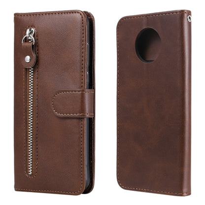For Xiaomi Redmi Note 9 5G (CN Version) / Note 9T 5G Fashion Calf Texture Zipper Horizontal Flip Leather Case with Holder & Card Slots & Wallet, For Xiaomi Redmi Note 9 5G (CN Version)