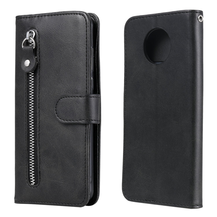 For Xiaomi Redmi Note 9 5G (CN Version) / Note 9T 5G Fashion Calf Texture Zipper Horizontal Flip Leather Case with Holder & Card Slots & Wallet, For Xiaomi Redmi Note 9 5G (CN Version)
