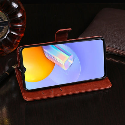 idewei Crazy Horse Texture Horizontal Flip Leather Case with Holder & Card Slots & Wallet, For vivo Y51A 2021, For vivo Y20A